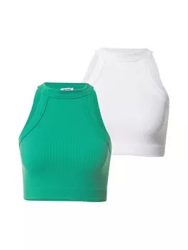 Топ Cotton On GERI, нефрит/белый