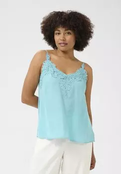 Топ CRANNA Cream, бирюзовый