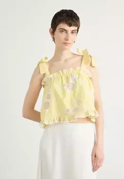 Топ Cras, желтый