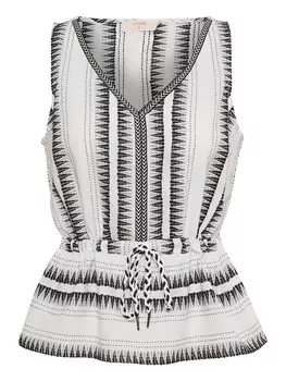 Топ Cream, белый/черный