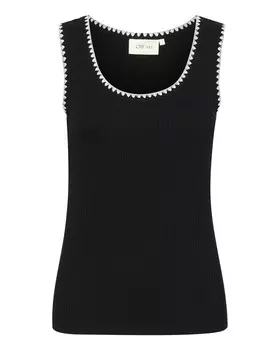 Топ Cream CRRibba, черный