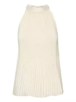 Топ Cream Plissee, кремовый