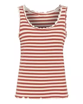 Топ Cream Ribba, красный