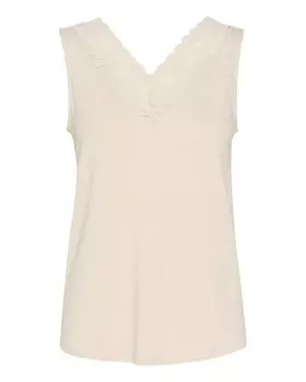 Топ Cream Trulla, кремовый