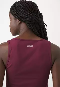 Топ CREASE SLEEVELESS CROP Casall, красный