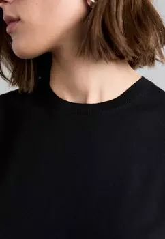 Топ CREW SHELL REGAL Theory, черный