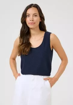 Топ CRMIANNA Cream, темно-синий