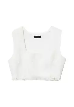 Топ CROP Calliope, цвет Bianco Lana