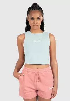 Топ CROP ROSINA Smilodox, светло-голубой