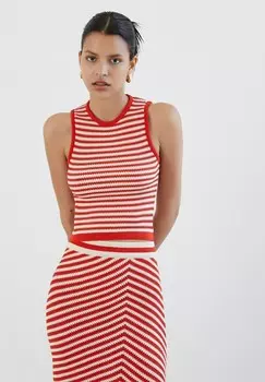 Топ CROP Rue les crateurs, красный