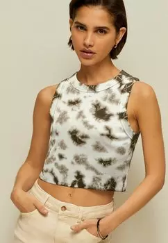 Топ Cropped Racer Tank Next, бежевый