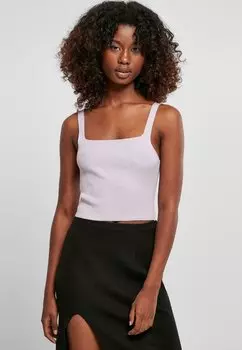 Топ CROPPED Urban Classics, фиолетовый