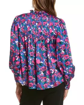 Топ CROSBY от Mollie Burch Atwood Crosby By Mollie Burch, синий