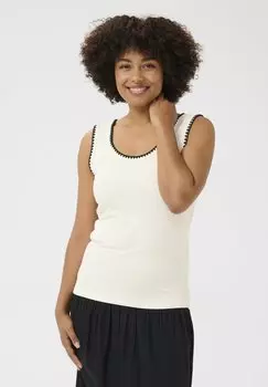 Топ CRRIBBA Cream, белый