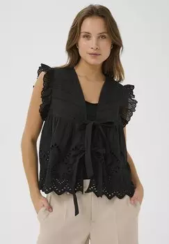 Топ CULESO OLENA BRODERI ANGLAIS Culture, черный