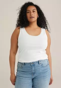 Топ CURVE WE Fashion, белый