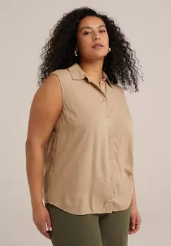 Топ CURVE WE Fashion, коричневый