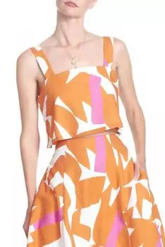 Топ цвета индиго в карамели COREY LYNN CALTER