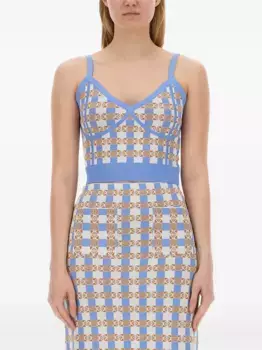 Топ Cypre в клетку Baum Und Pferdgarten, синий