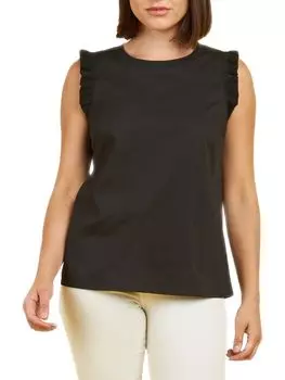 Топ Daniel Rainn Gwendolyn с оборками, черный