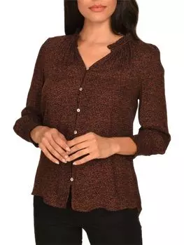 Топ Daniel Rainn с абстрактным принтом, rust