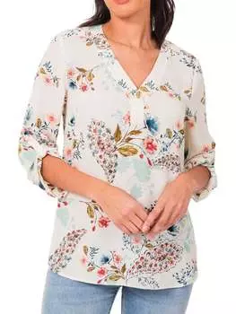 Топ Daniel Rainn с V-образным вырезом, ivory