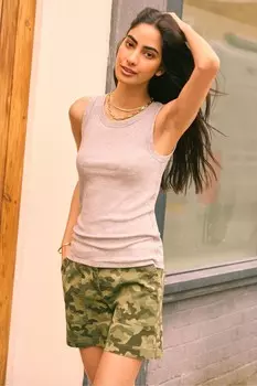 Топ дарина с тенселем Baukjen, серый