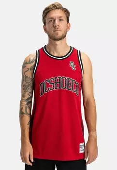 Топ DC Shoes, красный