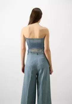 Топ DE VILLE Diesel, синие джинсы