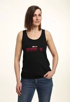 Топ DEADPOOL WOLVERINE 3 LOGO TANK Marvel, черный