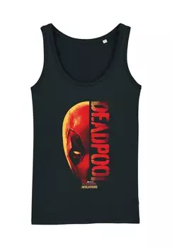 Топ DEADPOOL WOLVERINE HALF TANK Marvel, черный