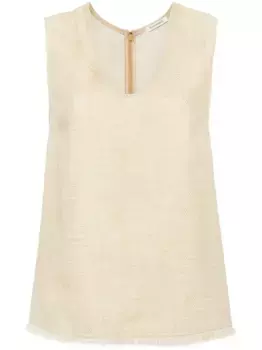 Топ Debbia с бахромой BY MALENE BIRGER, нейтральный