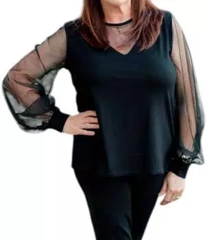 Топ Delta черного цвета Isle