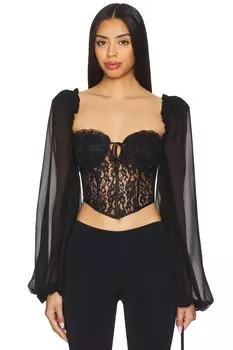 Топ Derrion Majorelle, black