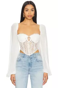 Топ Derrion Majorelle, white