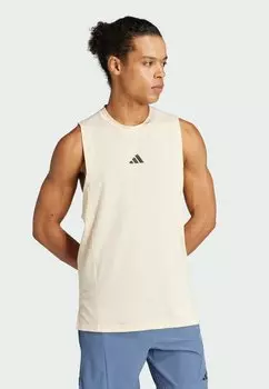 Топ DESIGNED FOR WORKOUT adidas Performance, цвет crystal sand