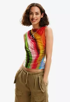 Топ Desigual, цвет multi-coloured