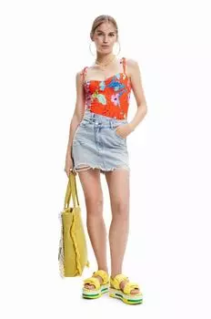 Топ Desigual, красный