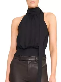 Топ Dewi черного цвета STAUD