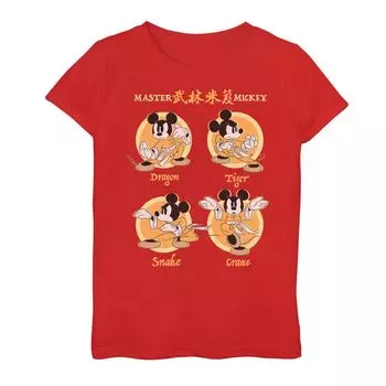 Топ Disney's Mickey Mouse для девочек 6–16 лет «Мастер кунг-фу» Licensed Character