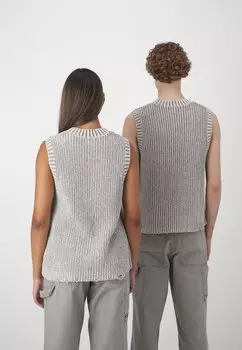 Топ Distressed Vest Unisex BDG Urban Outfitters, серый