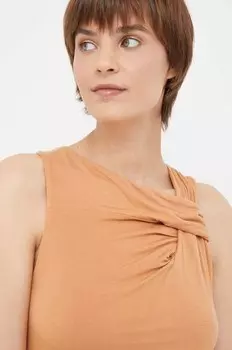 Топ Dkny, коричневый