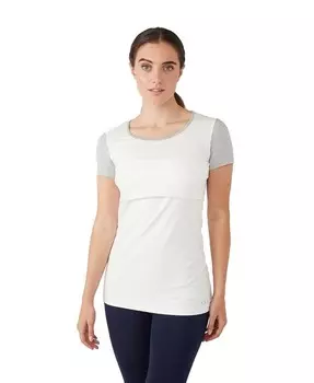 Топ для кормления с круглым вырезом и короткими рукавами Nia для беременных Modern Eternity Maternity, мультиколор