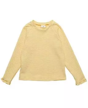 Топ для малышей|Детских девочек Marigold Stripe LS Rash Top Snapper Rock