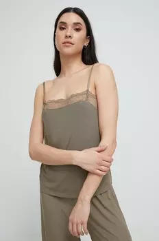 Топ для пижамы Calvin Klein Underwear, зеленый