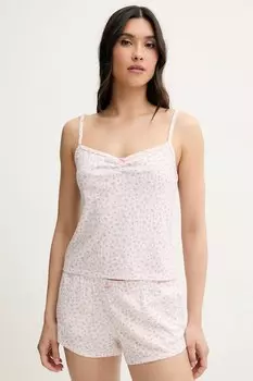 Топ для пижамы Hollister Co., бежевый