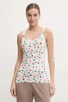 Топ для пижамы United Colors Of Benetton, бежевый