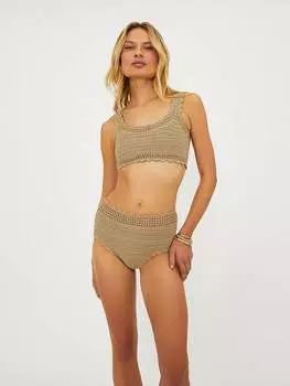 Топ для плавания Энди Beach Riot, бежевый