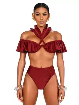 Топ для плавания Remi Bfyne, цвет Wine