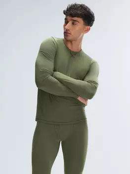 Топ для сна Savage X Fenty Homme Base Long Sleeve, цвет Antique Green